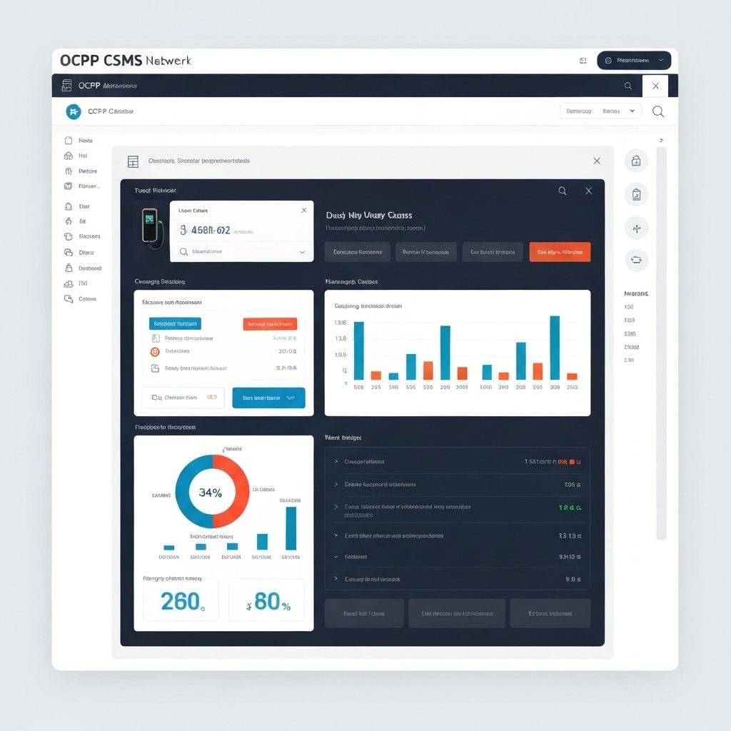 OCPP CSMS dashboard